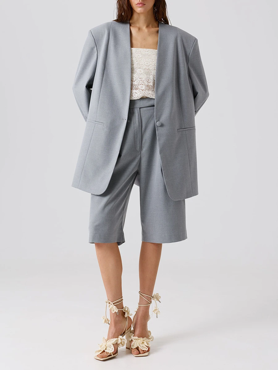 Бермуды Boyfriend однотонные