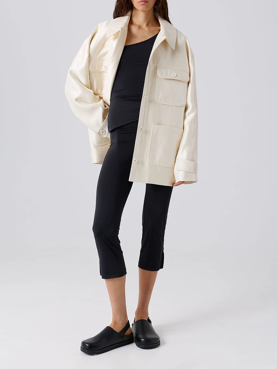 Капри «К телу» однотонные