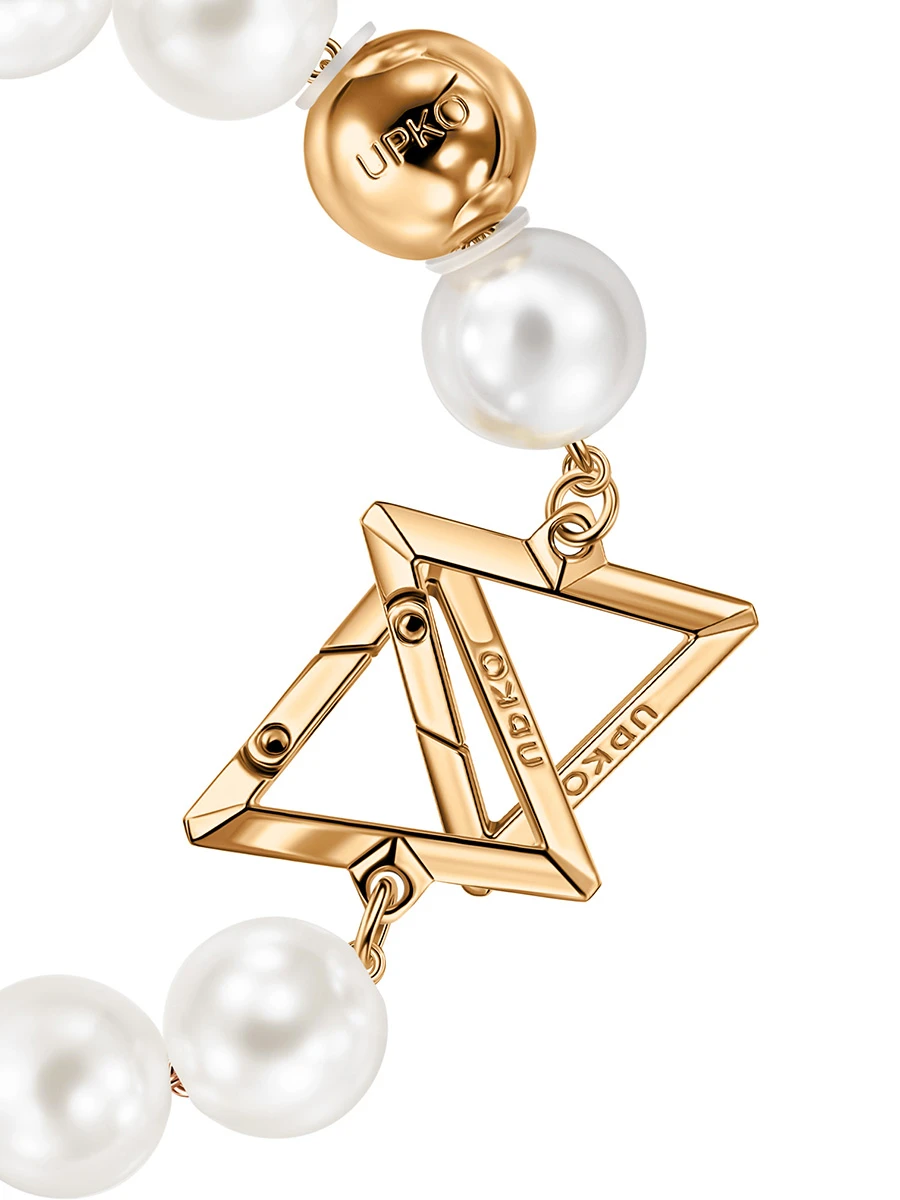 Браслеты для ног с жемчугом с 2 цепями Moist Eyes