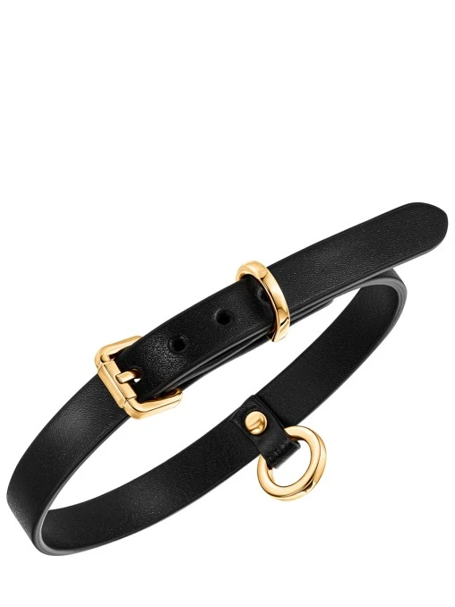 Узкий чокер из премиальной итальянской кожи UPKO