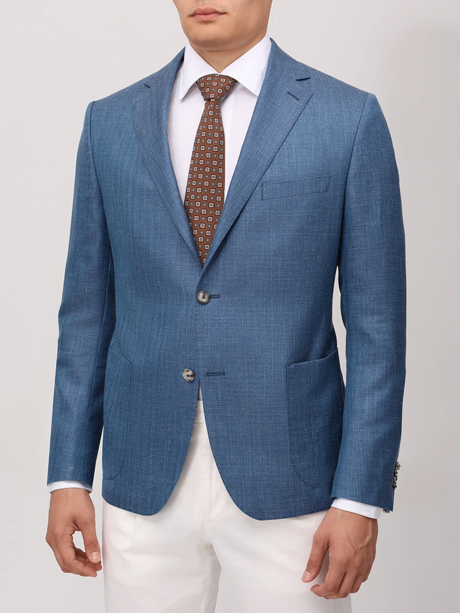 Пиджак из шерсти и шелка