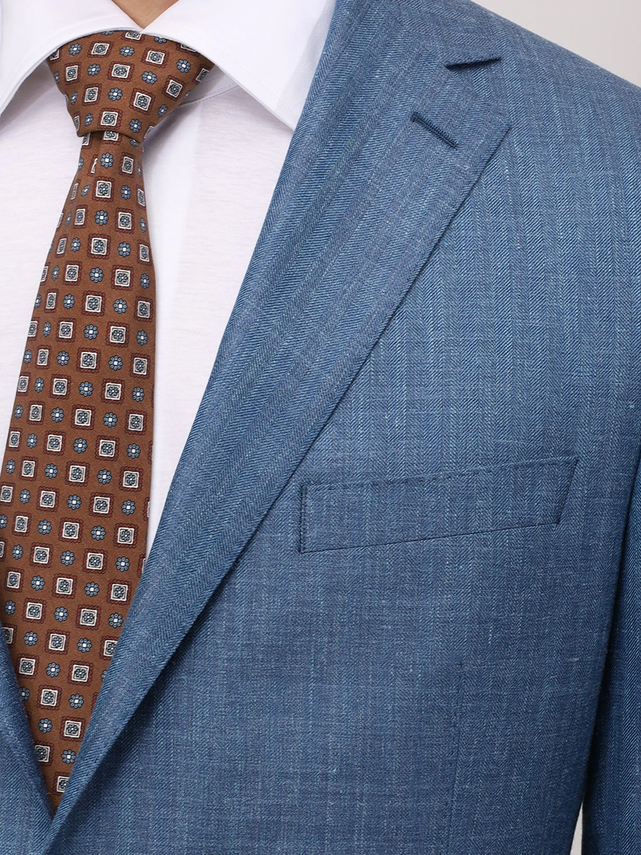 Пиджак из шерсти и шелка