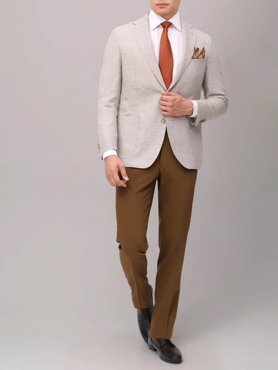 Пиджак Shaped Fit из шерсти и льна