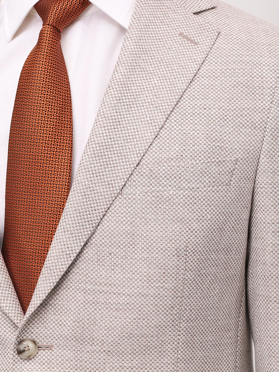 Пиджак Shaped Fit из шерсти и льна