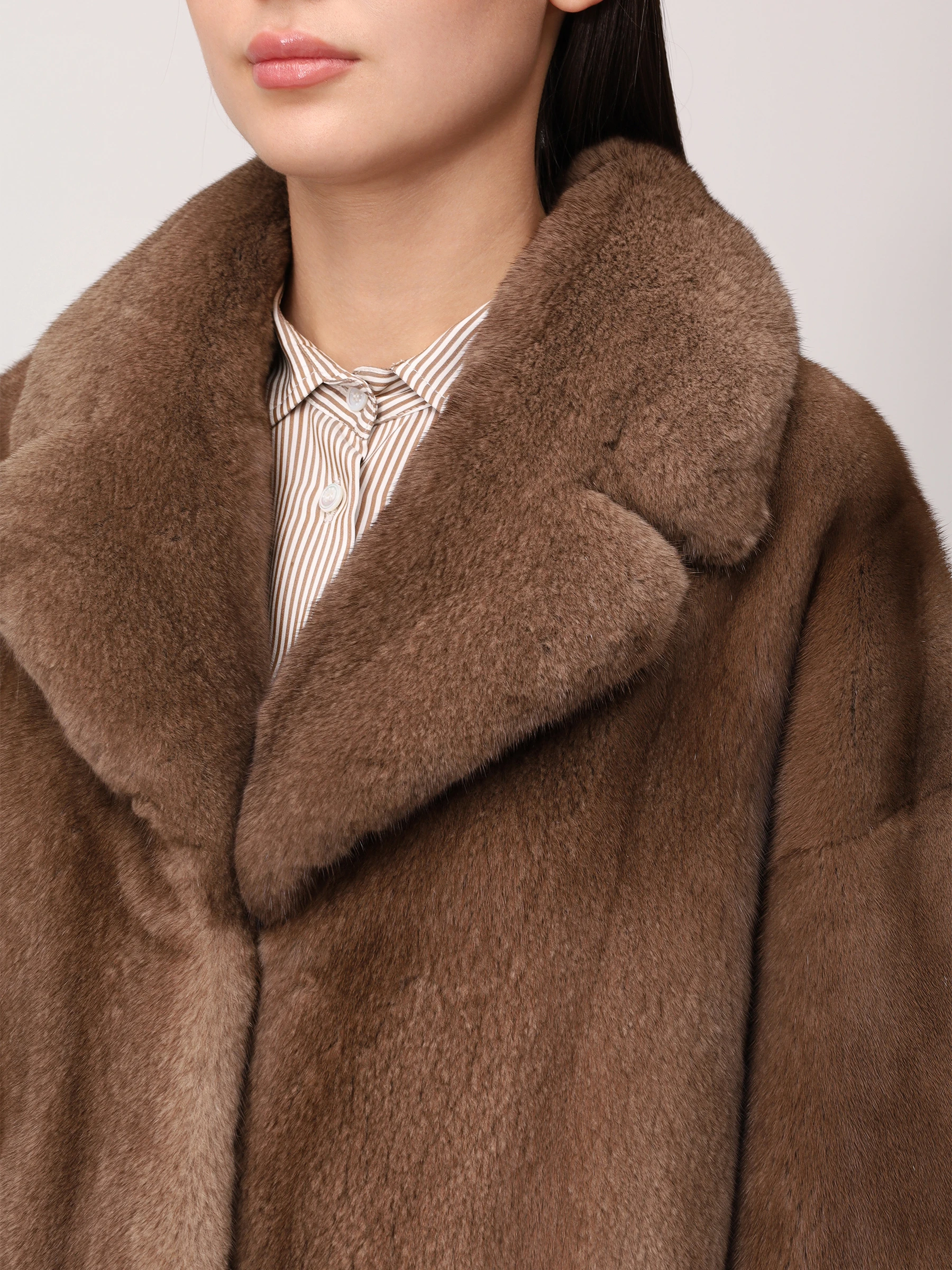 Полушубок норковый