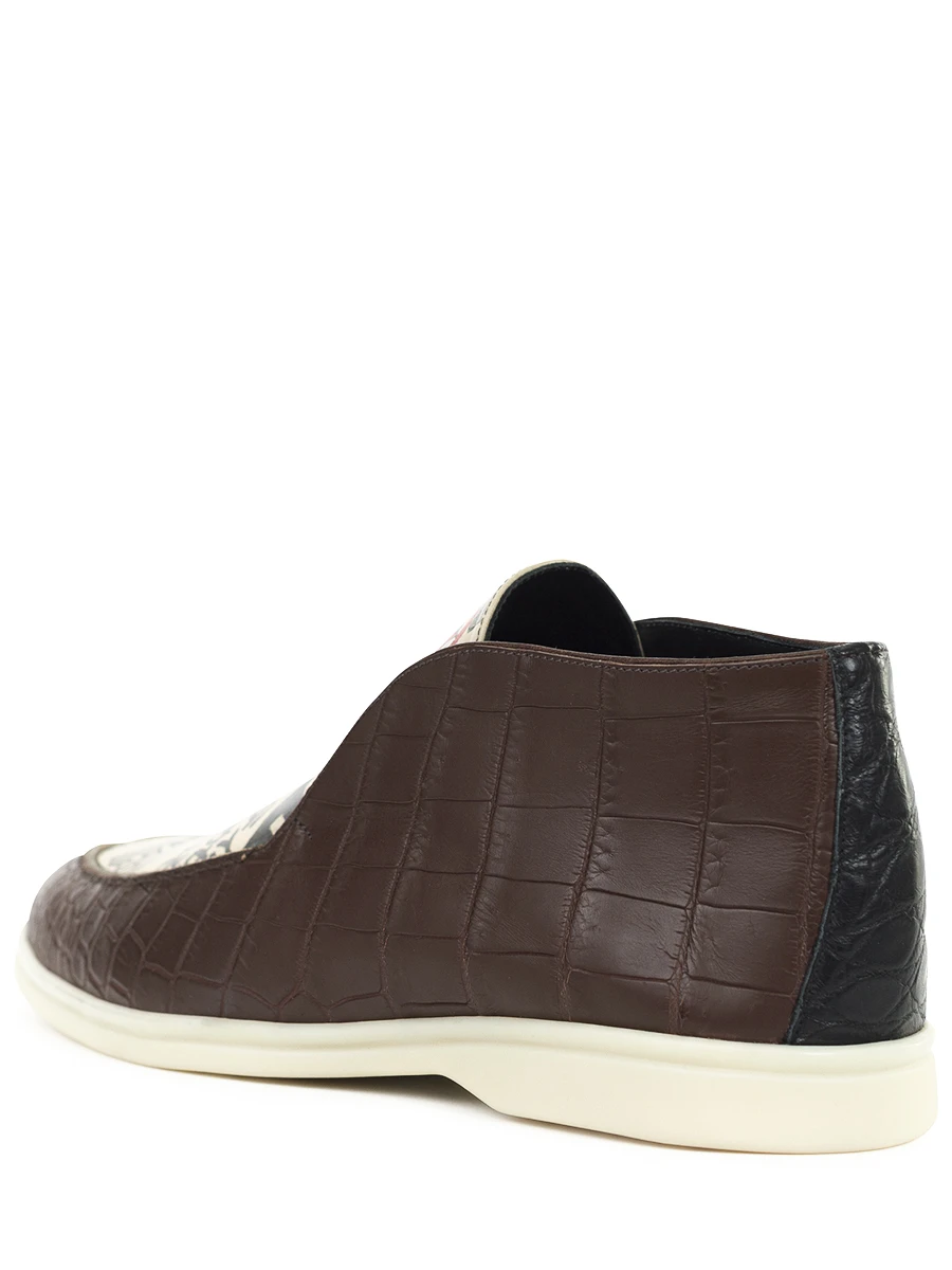 Ботинки из кожи крокодила Драгонист