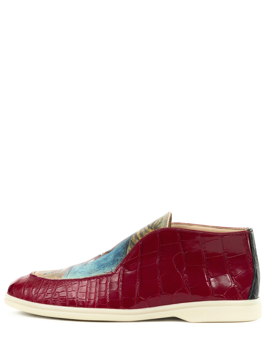 Ботинки из кожи крокодила Пьеро и Арлекин