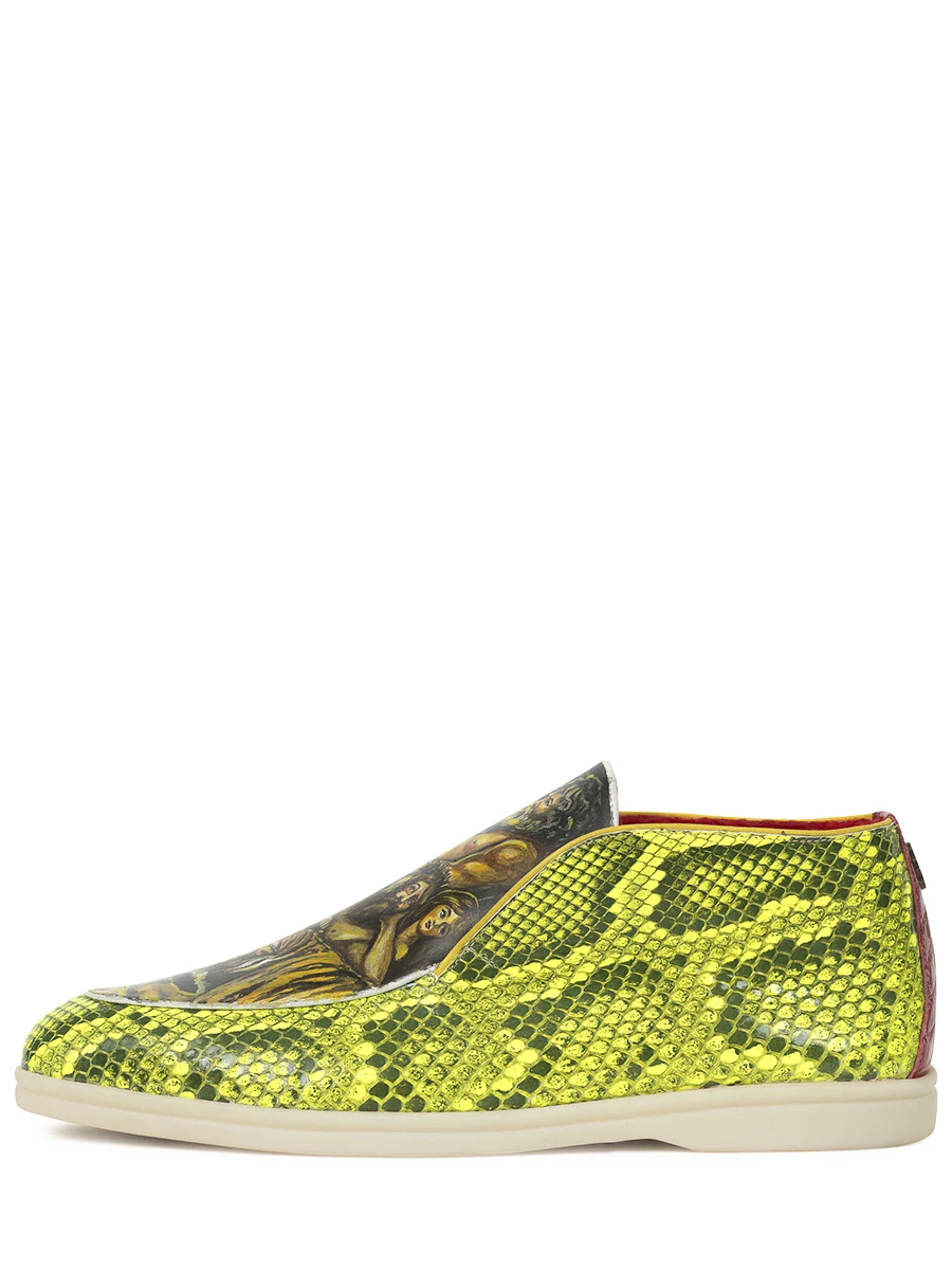 Ботинки из кожи питона Четыре стороны света