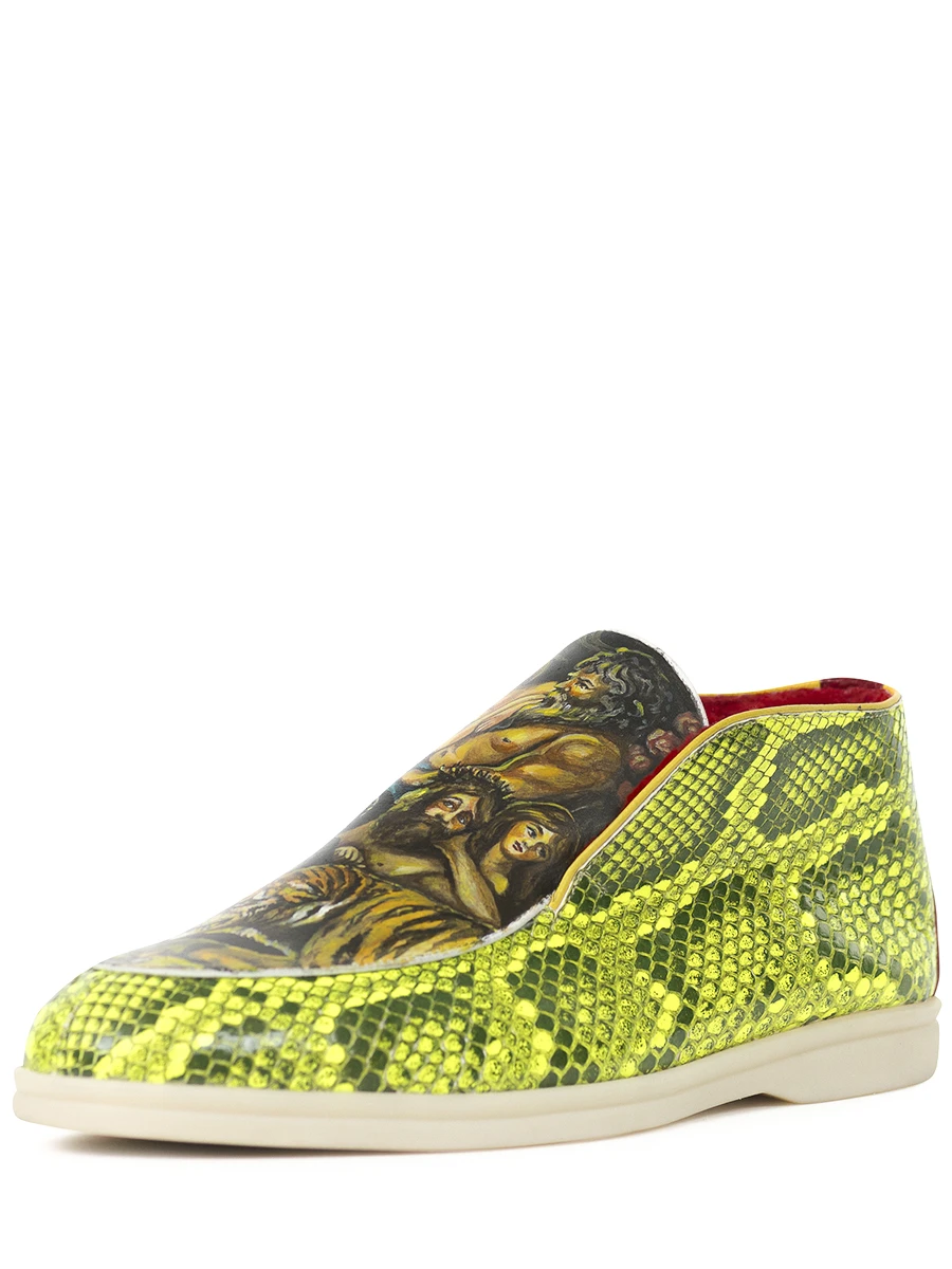 Ботинки из кожи питона Четыре стороны света