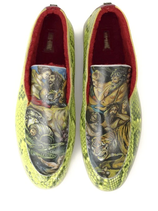 Ботинки из кожи питона Четыре стороны света ANTE KOVAC