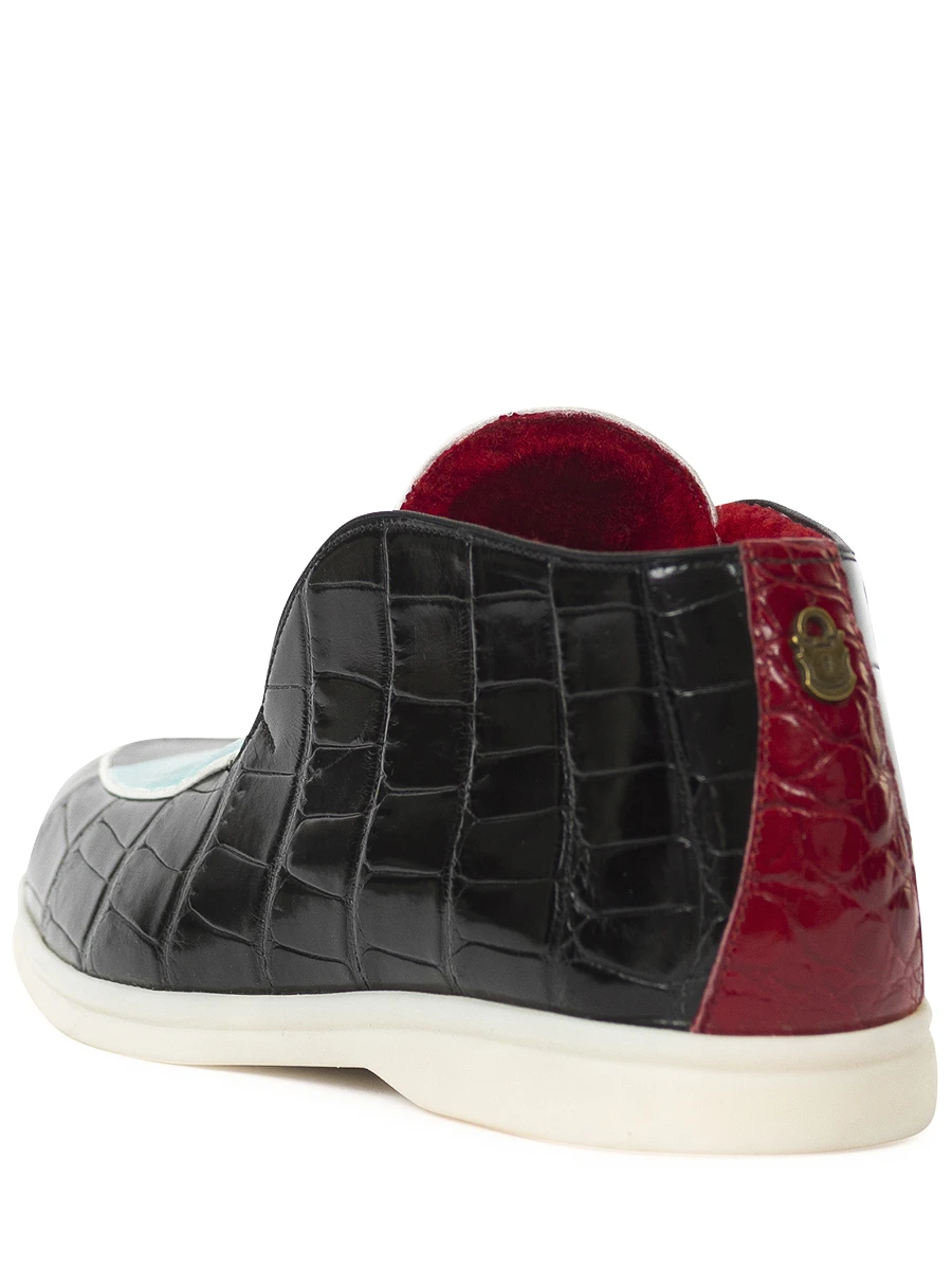 Ботинки из кожи крокодила Человек в котелке