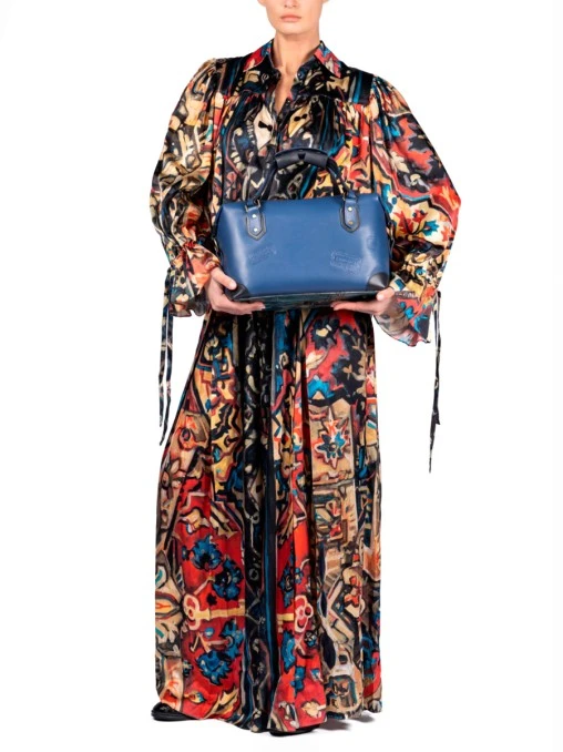 Сумка кожаная №7 Лодки Ван Гога ANTE KOVAC