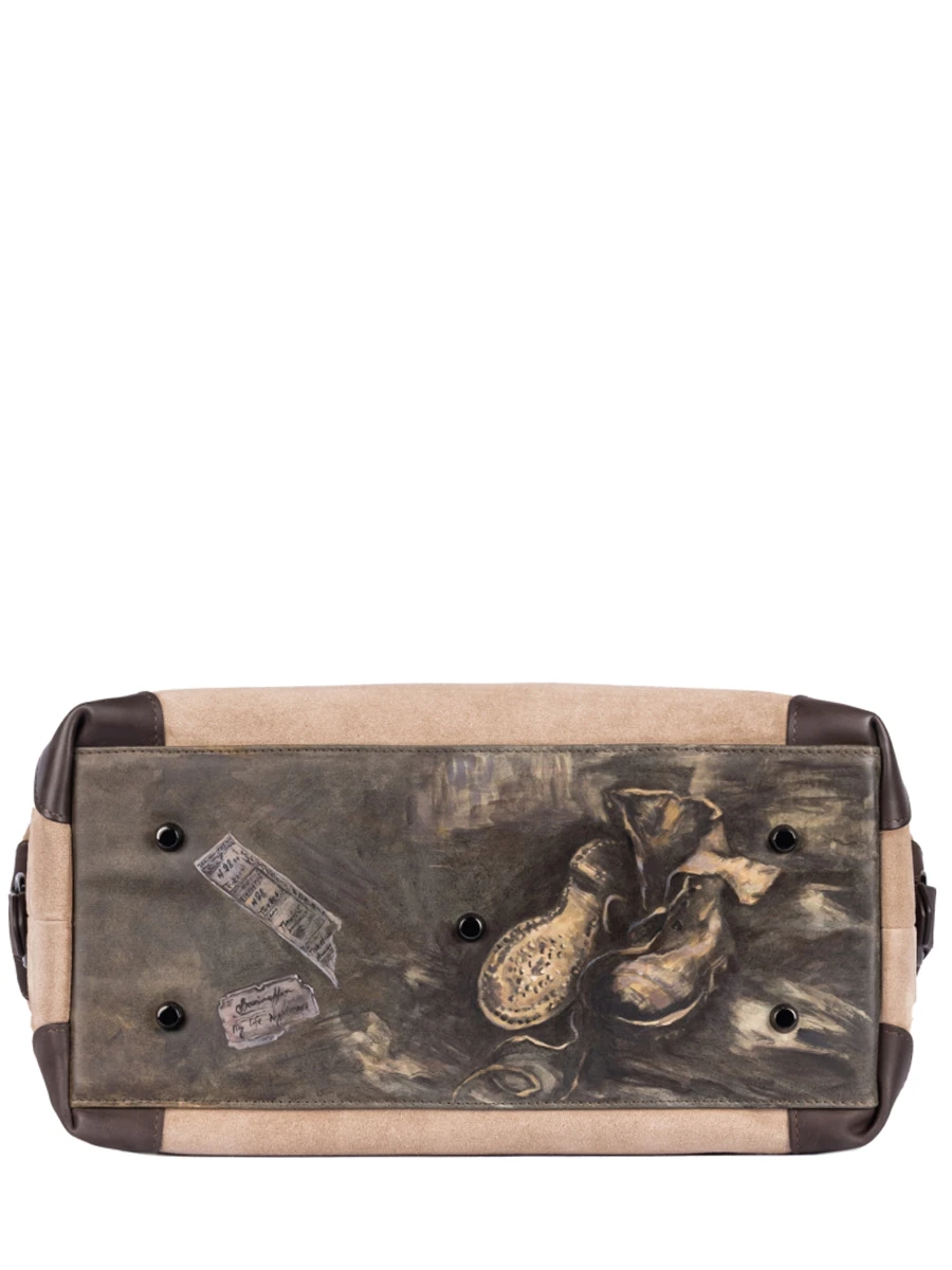 Сумка кожаная №7 Ботинки Ван Гога