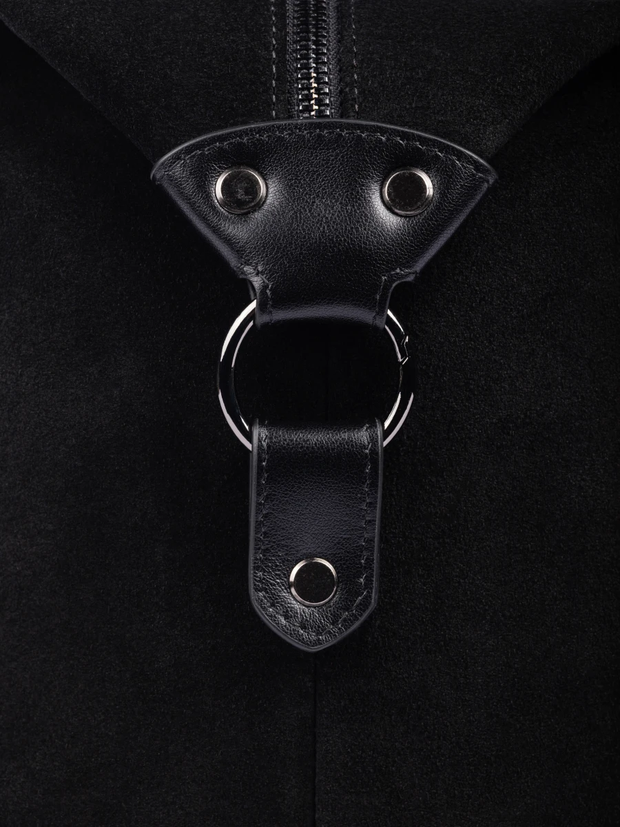 Сумка кожаная №7 Да Винчи в чёрном