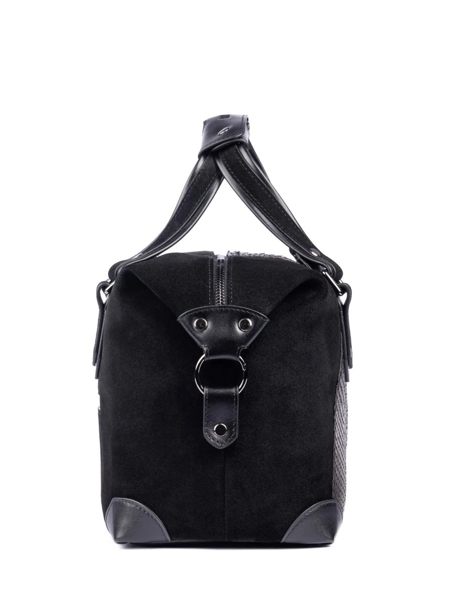 Сумка кожаная №7 Да Винчи в чёрном