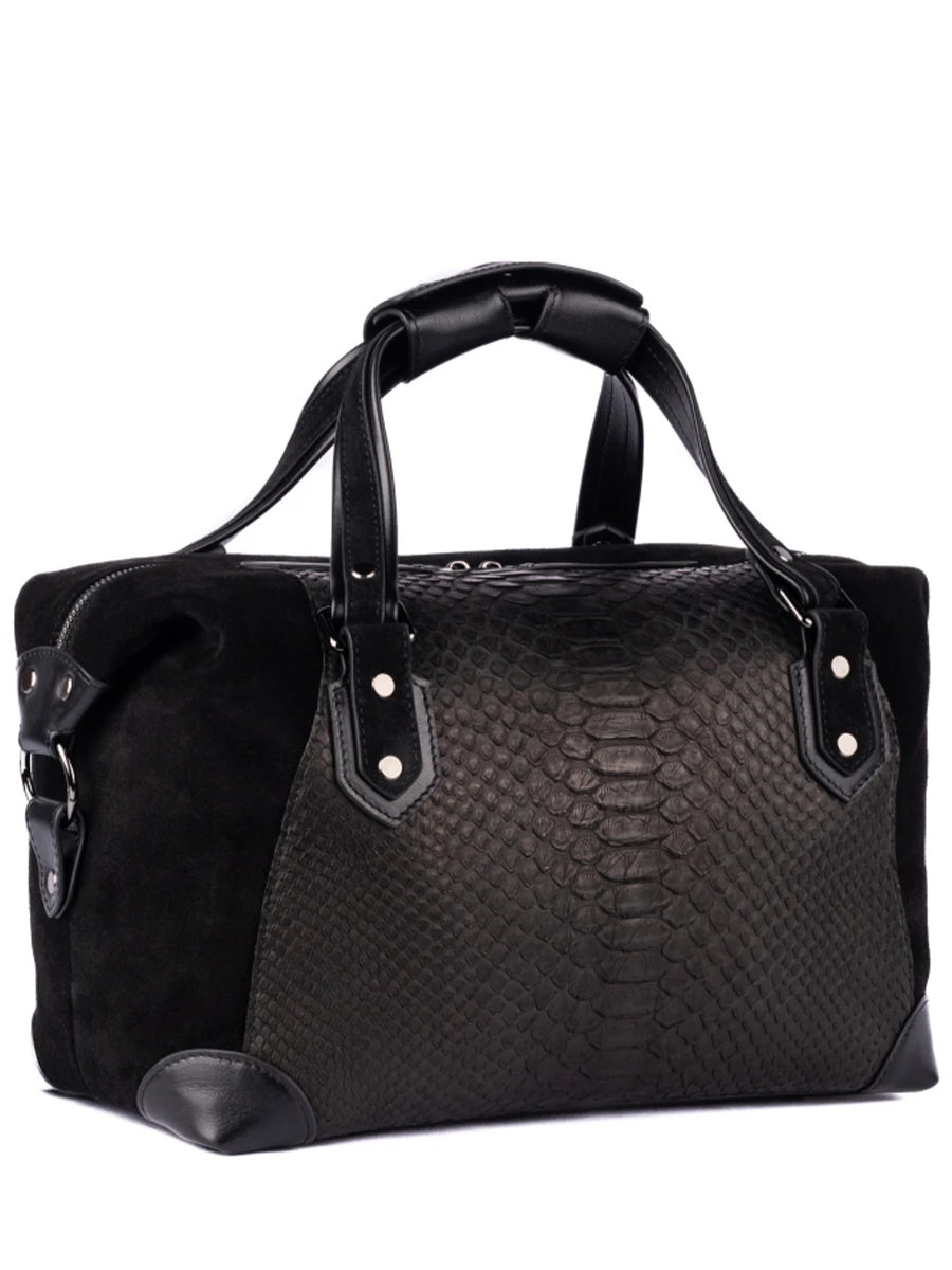 Сумка кожаная №7 Да Винчи в чёрном