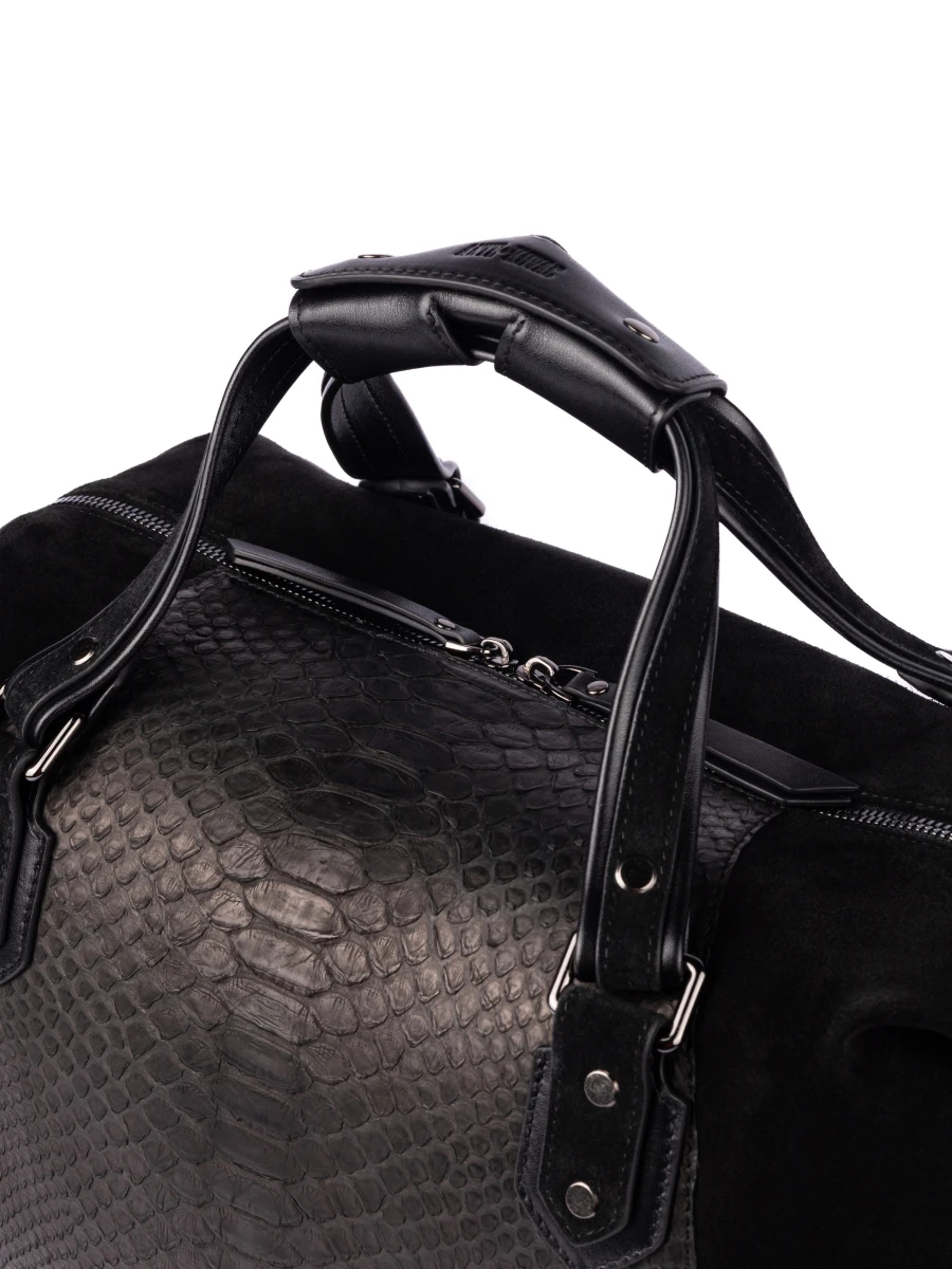 Сумка кожаная №7 Да Винчи в чёрном