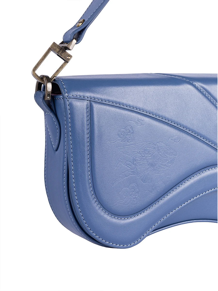 Клатч кожаный Версаль Борей. Ветер северный