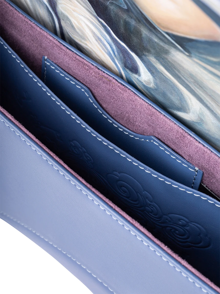 Клатч кожаный Версаль Борей. Ветер северный