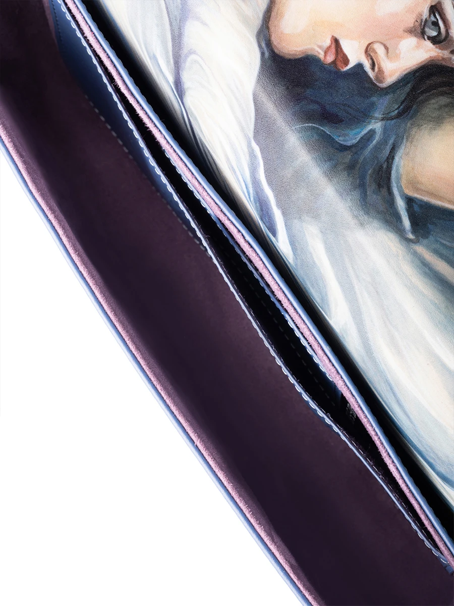 Клатч кожаный Версаль Борей. Ветер северный