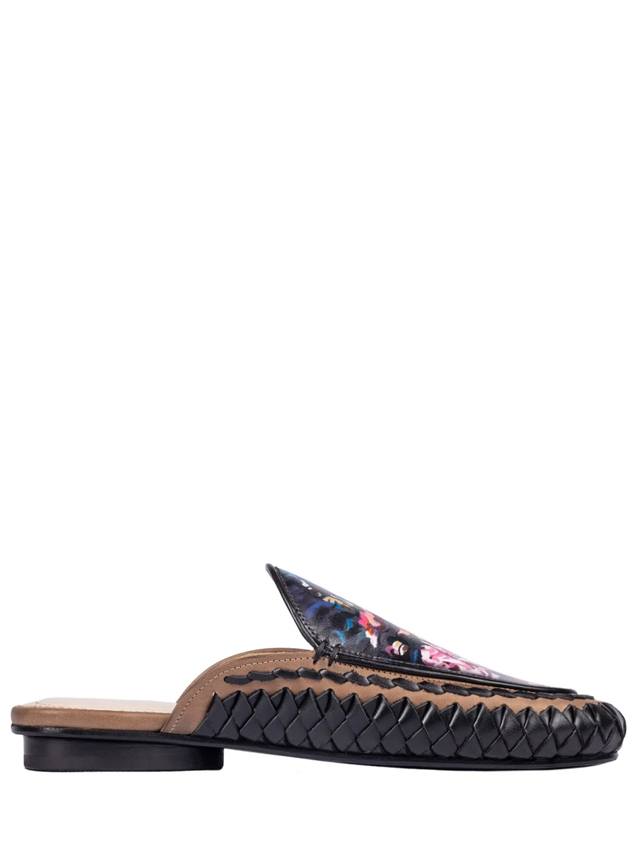 Мюли кожаные Сидящий Врубеля