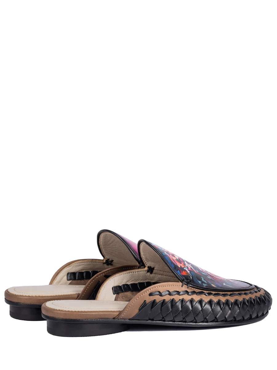 Мюли кожаные Сидящий Врубеля