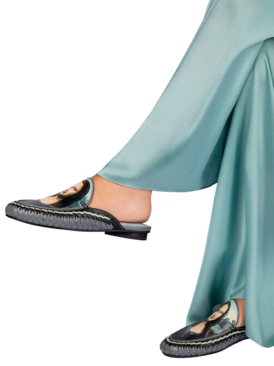 Мюли кожаные Джоконда