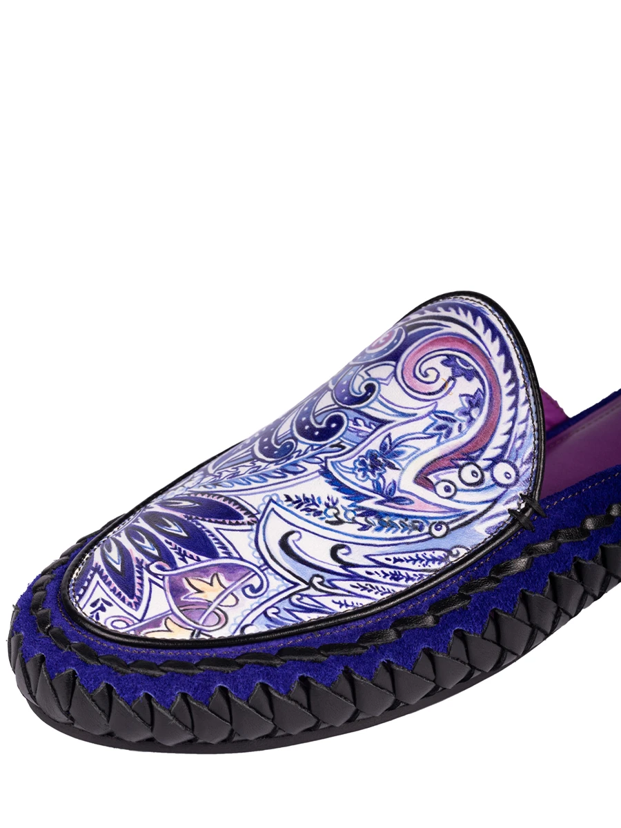 Мюли кожаные Пейсли