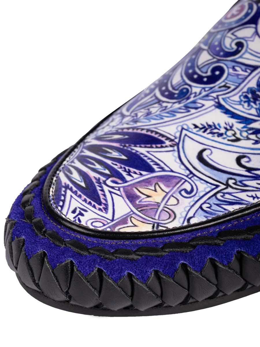 Мюли кожаные Пейсли