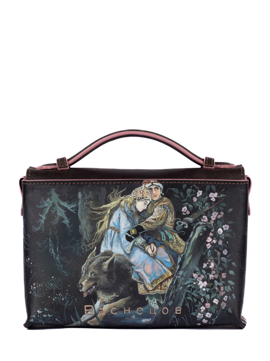 Портфель кожаный Реймс Иван на сером волке