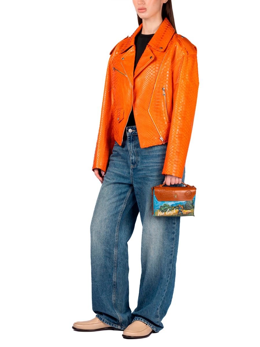 Портфель кожаный Реймс Пшеничное поле