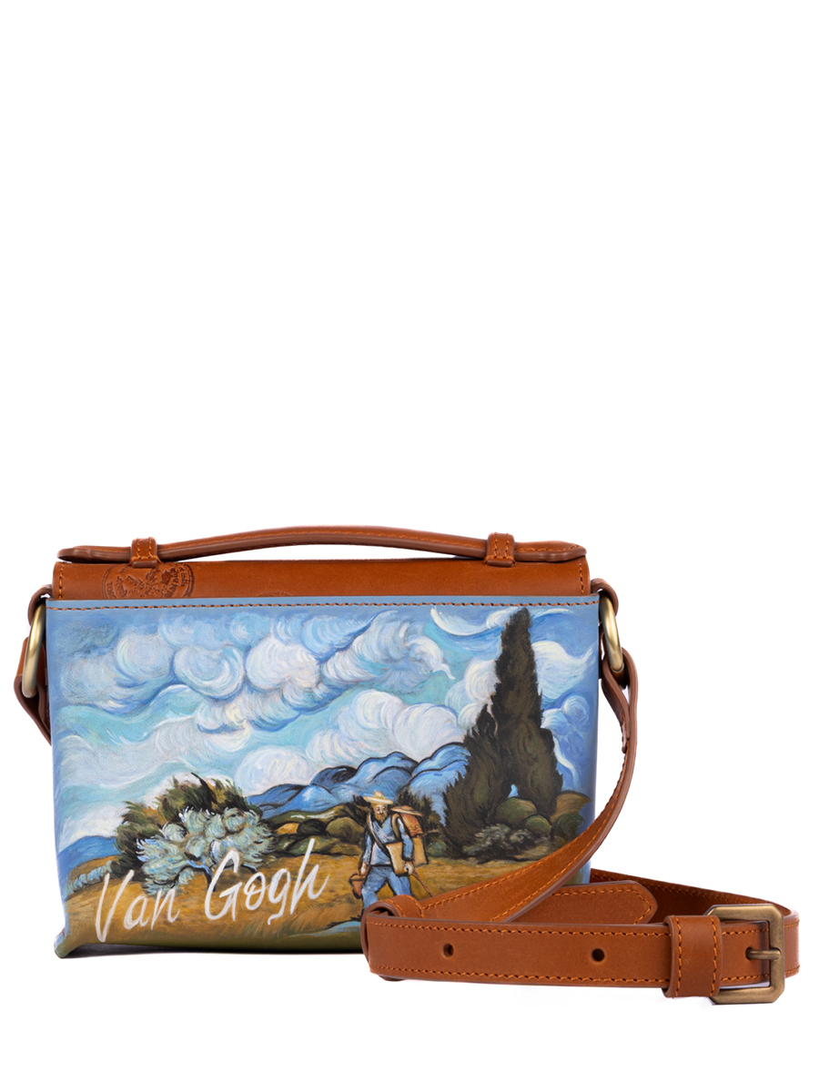 Портфель кожаный Реймс Пшеничное поле