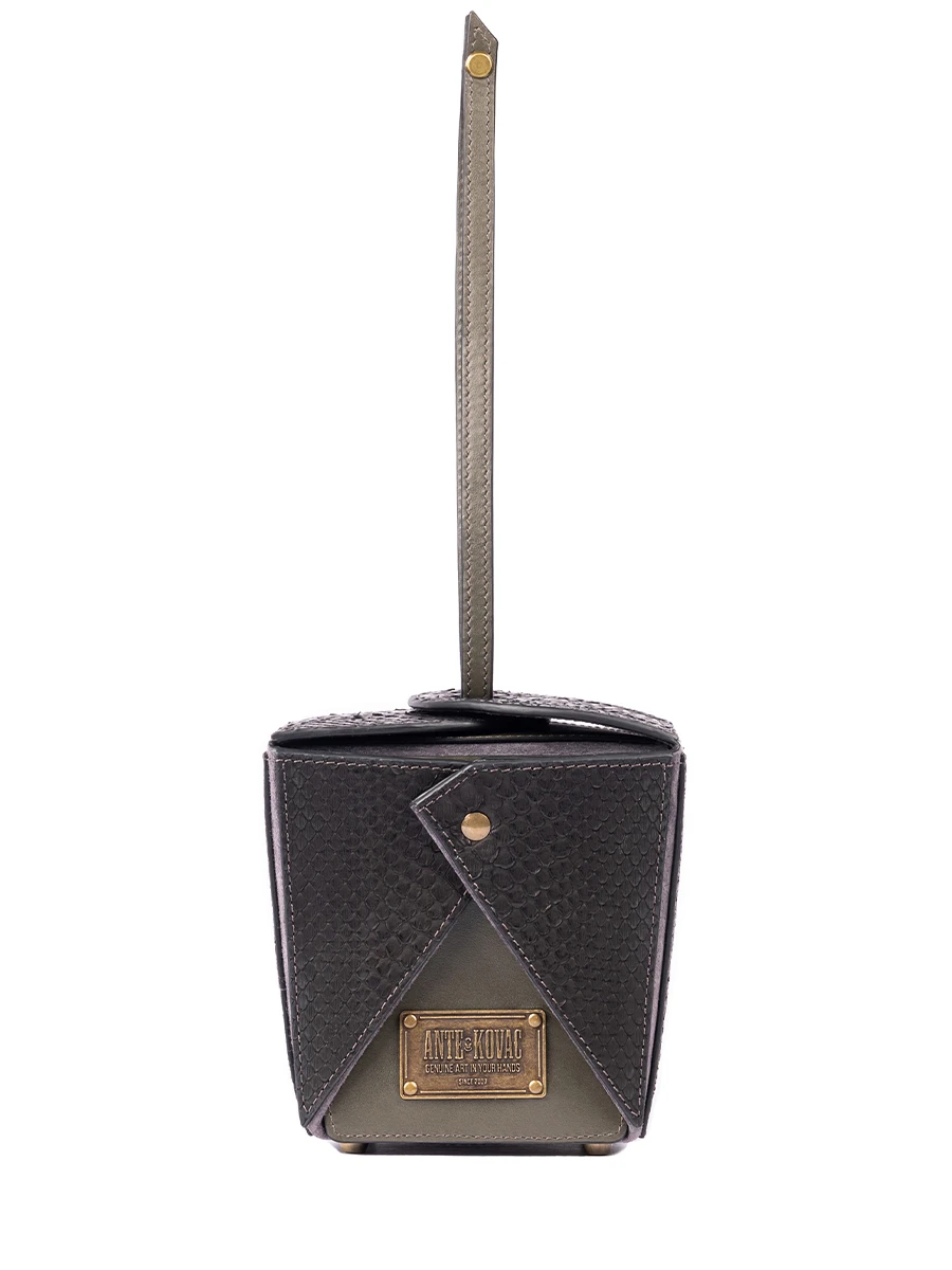 Клатч из кожи питона WOKBAG Питон