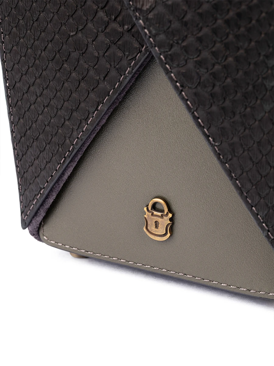 Клатч из кожи питона WOKBAG Питон