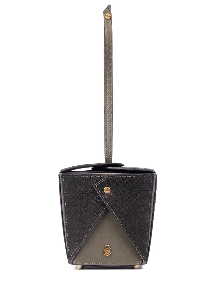 Клатч из кожи питона WOKBAG Питон