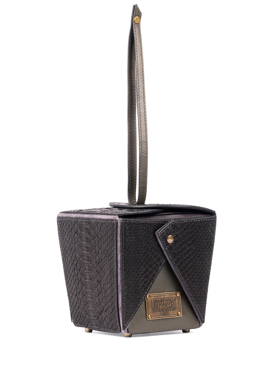 Клатч из кожи питона WOKBAG Питон