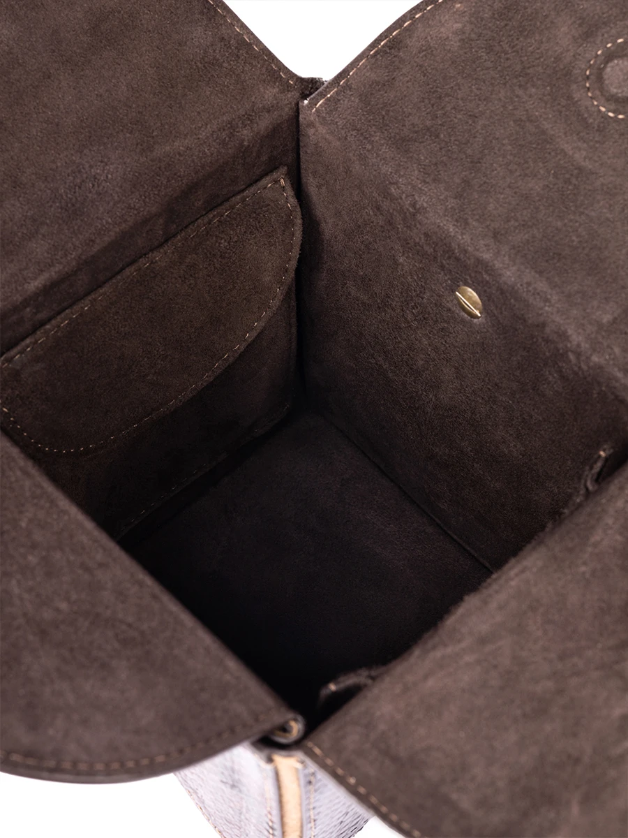 Клатч кожаный WOKBAG