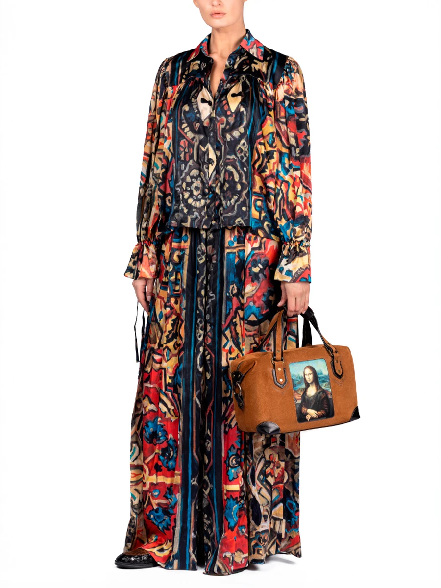 Сумка замшевая №7 Джоконда