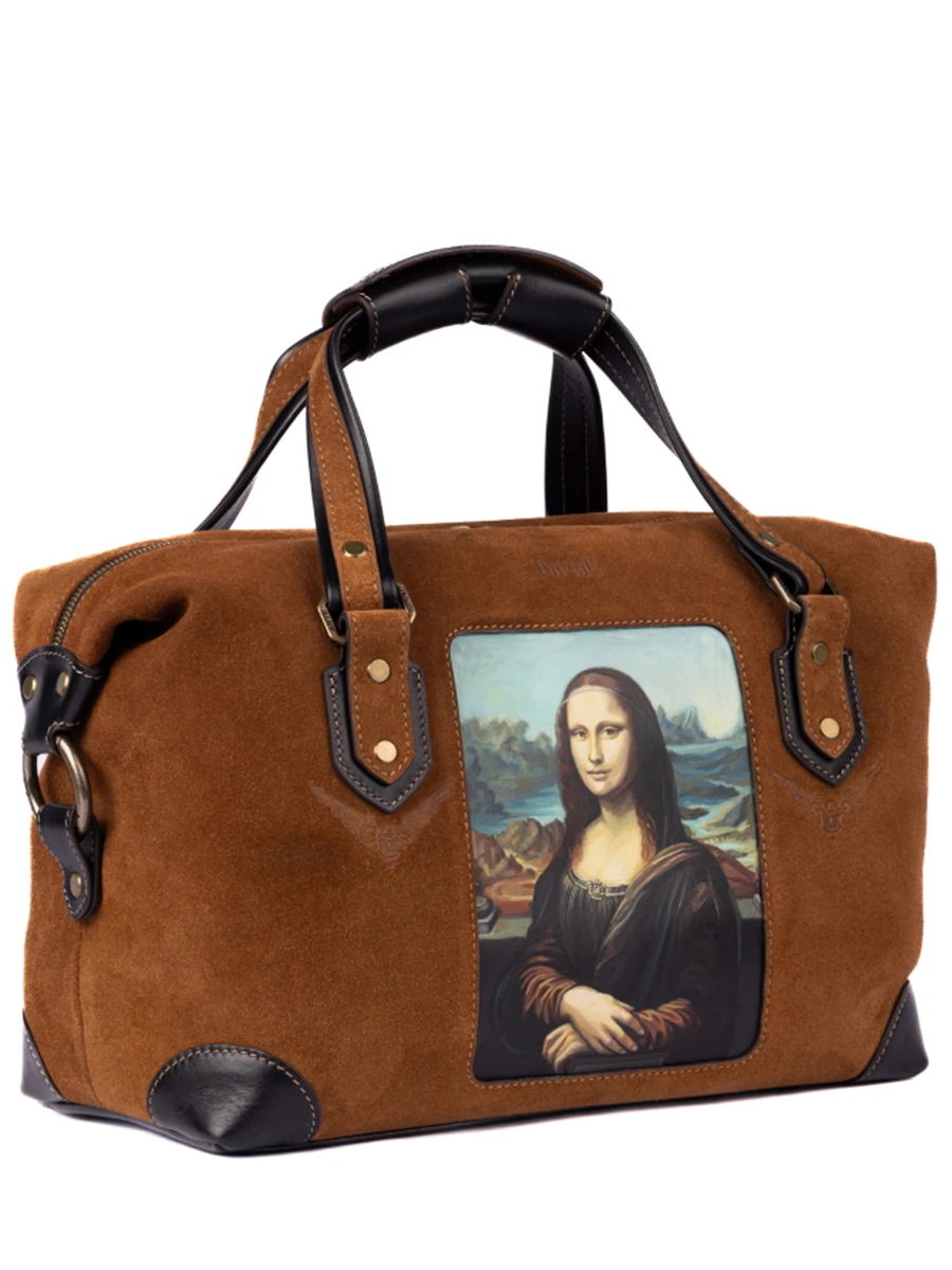 Сумка замшевая №7 Джоконда