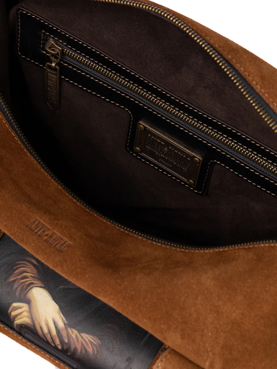 Сумка замшевая №7 Джоконда