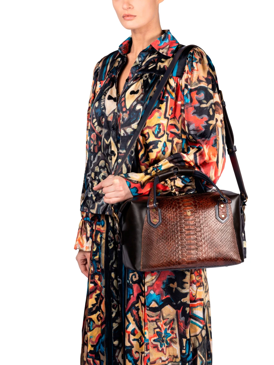 Сумка из кожи питона №7 Питон