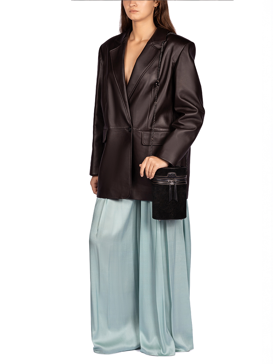 Сумка замшевая Ellips Жемчужина