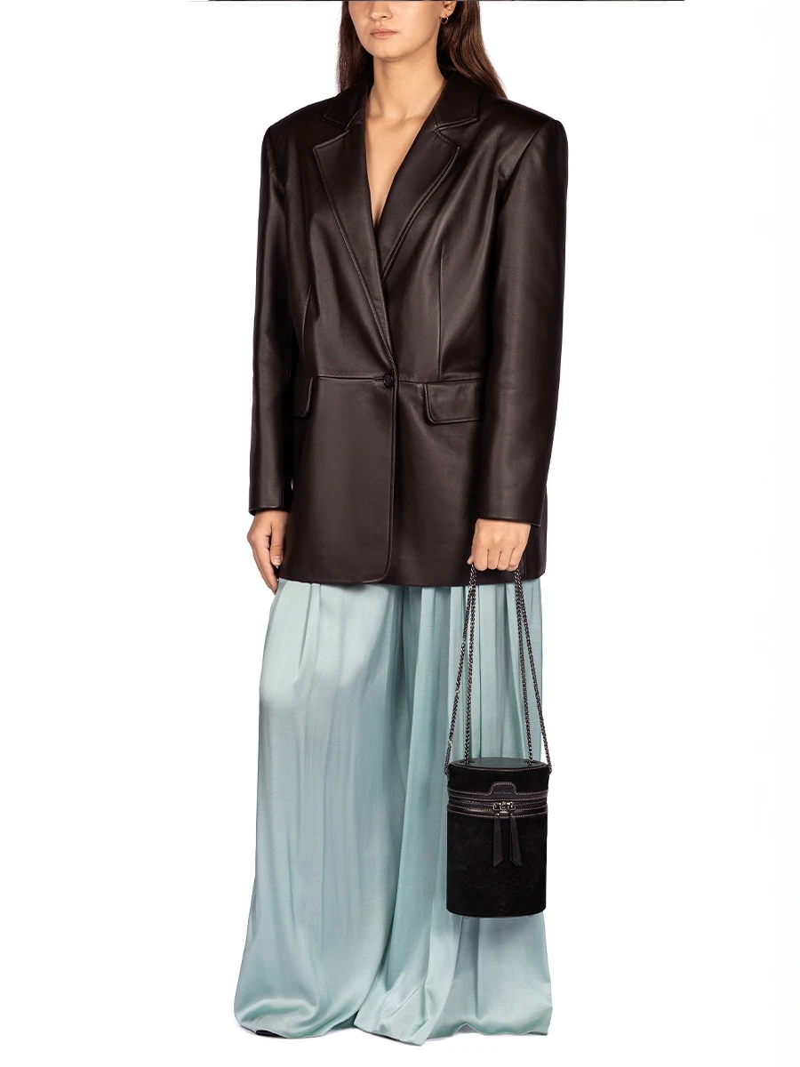 Сумка замшевая Ellips Жемчужина