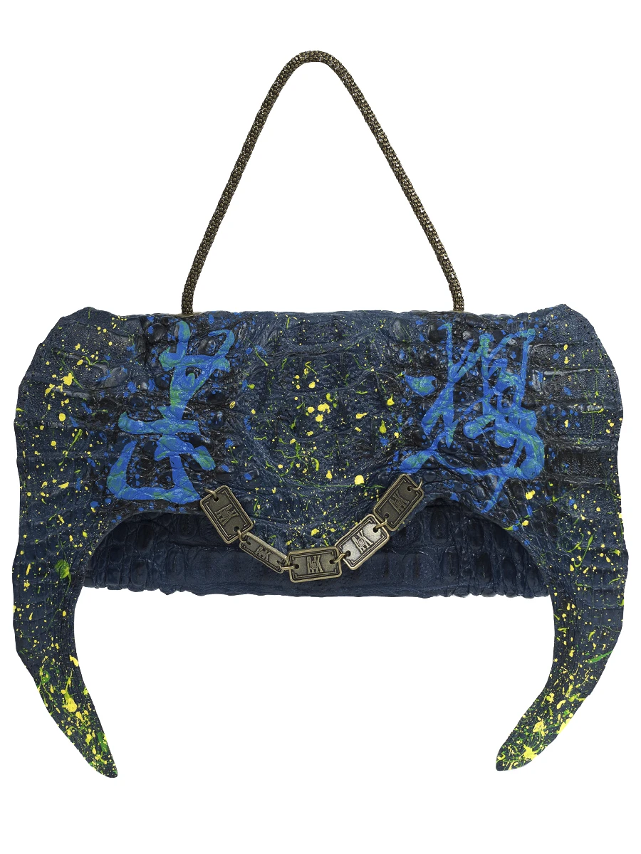 Клатч из кожи крокодила Брик PRO