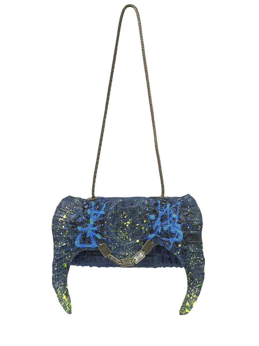 Клатч из кожи крокодила Брик PRO