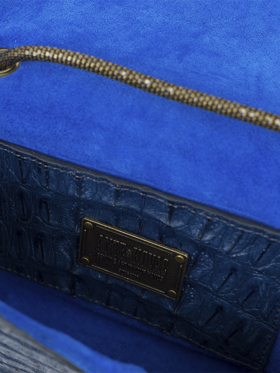 Клатч из кожи крокодила Брик PRO