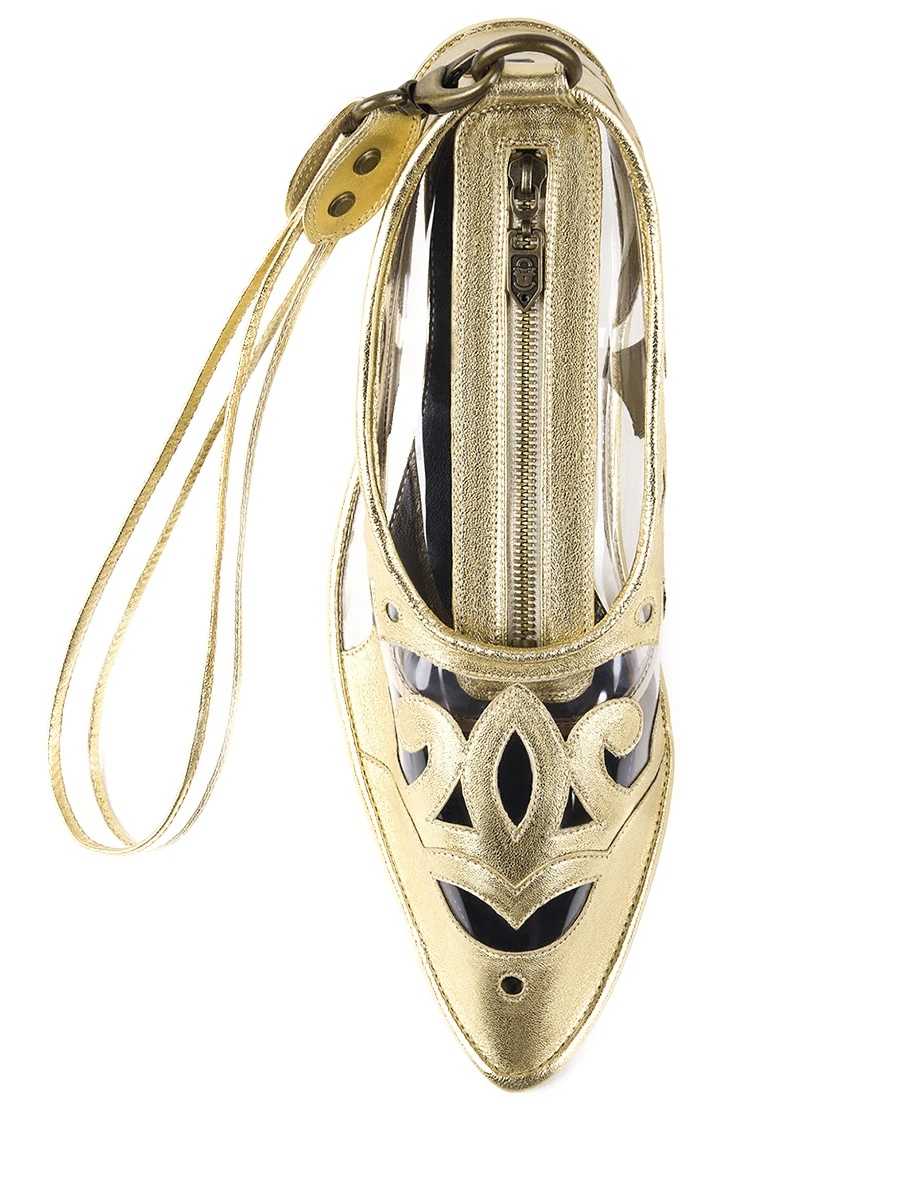 Клатч Золушки кожаный