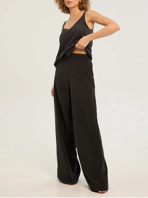 Брюки Flaying Black из вискозы Y.SO