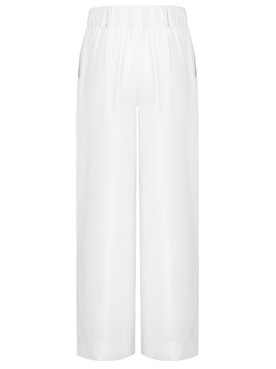 Брюки Pearl White однотонные