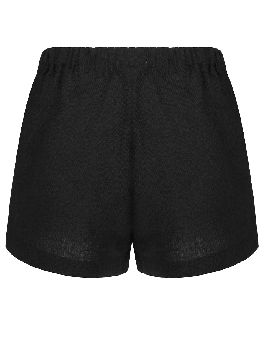 Шорты Black изо льна
